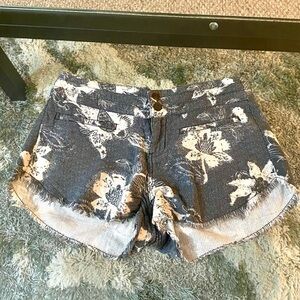 Free People Floral Shorts